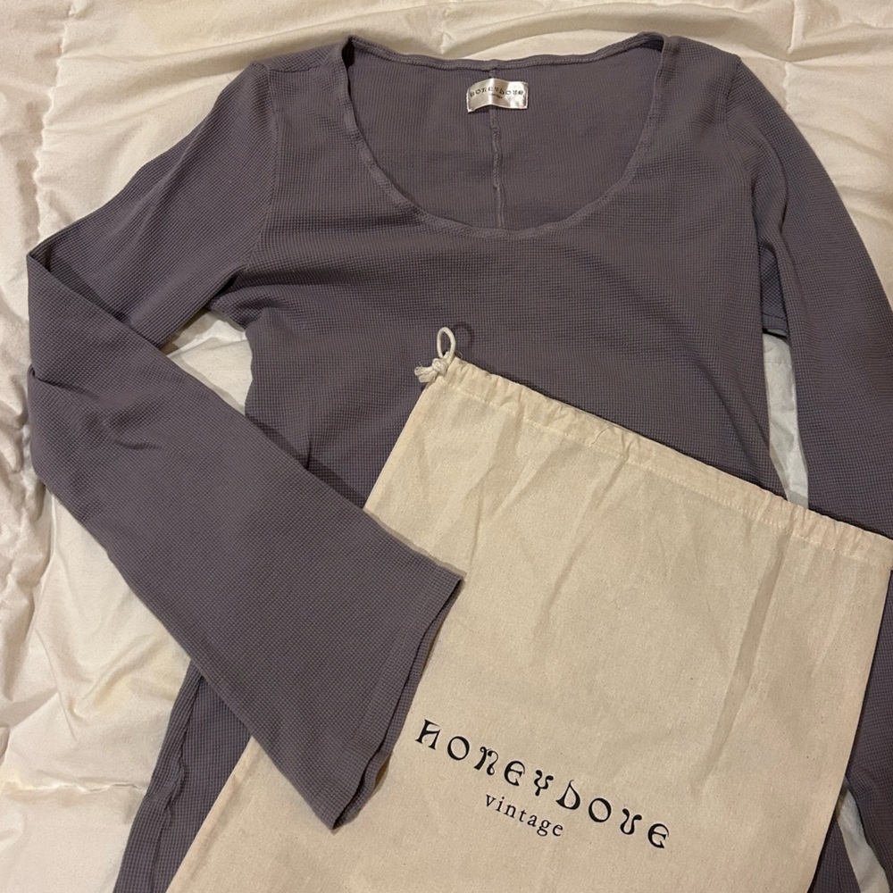Honeydove Vintage Thermal Mini Dress